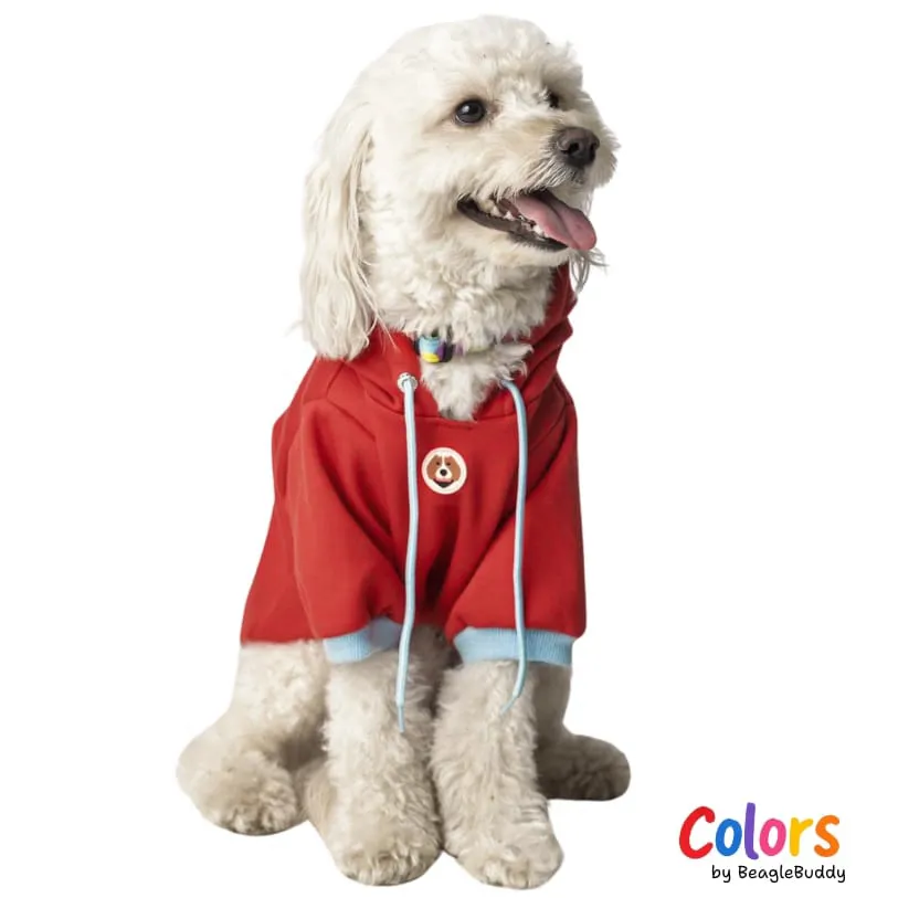 Buzo capucha rojo - BeagleBuddy