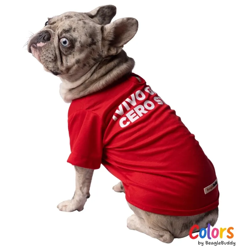 Camiseta Roja VIVO GRATIS - BeagleBuddy